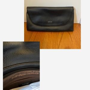 Matt & Nat Black oversized clutch